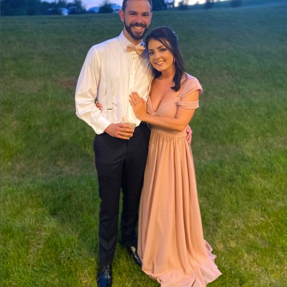 JJ’s house bridesmaids dress in Dusty Rose - Picture 2 of 2